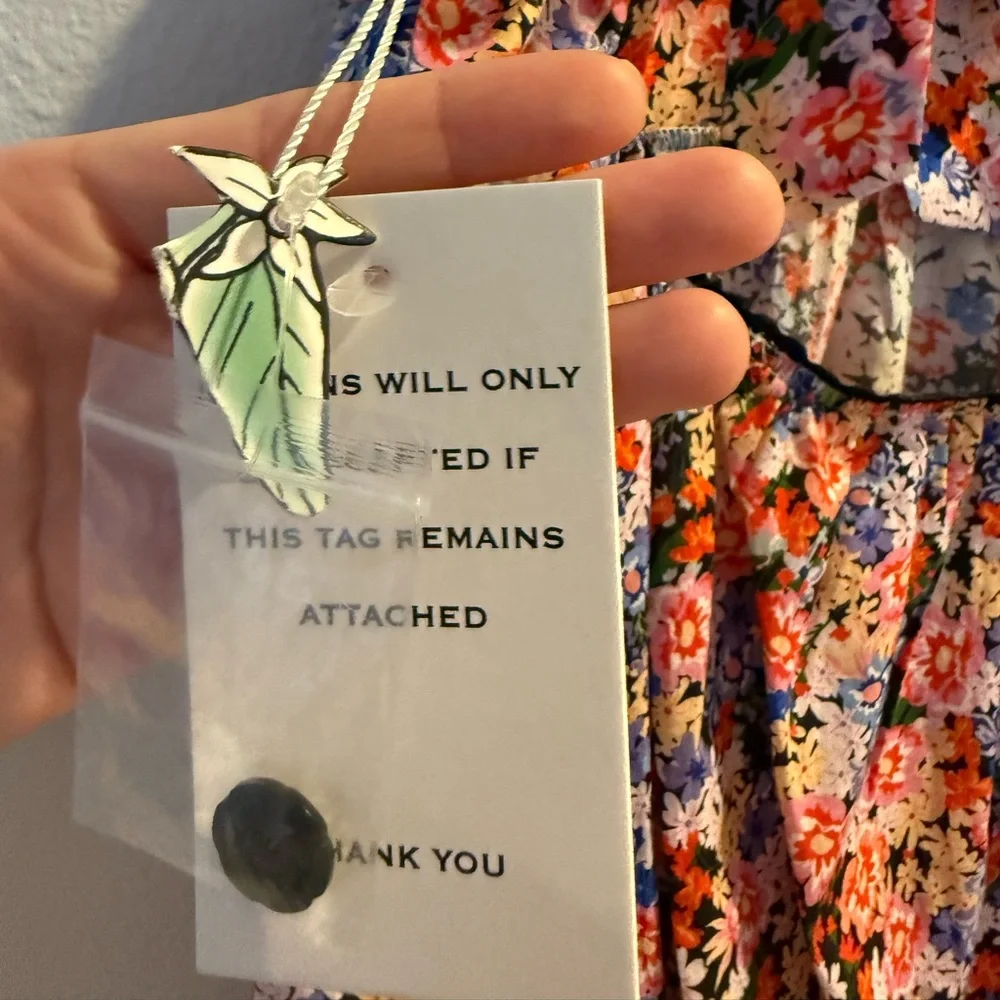 NWT Lil’ Lemons For Love & Lemons Floral Button Jumper - Picture 4 of 7